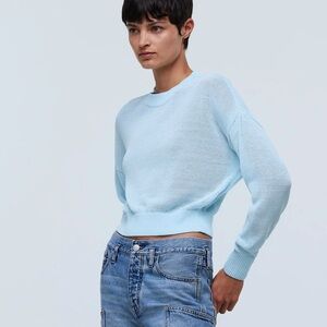 Madewell Light Blue Cotton Sweater